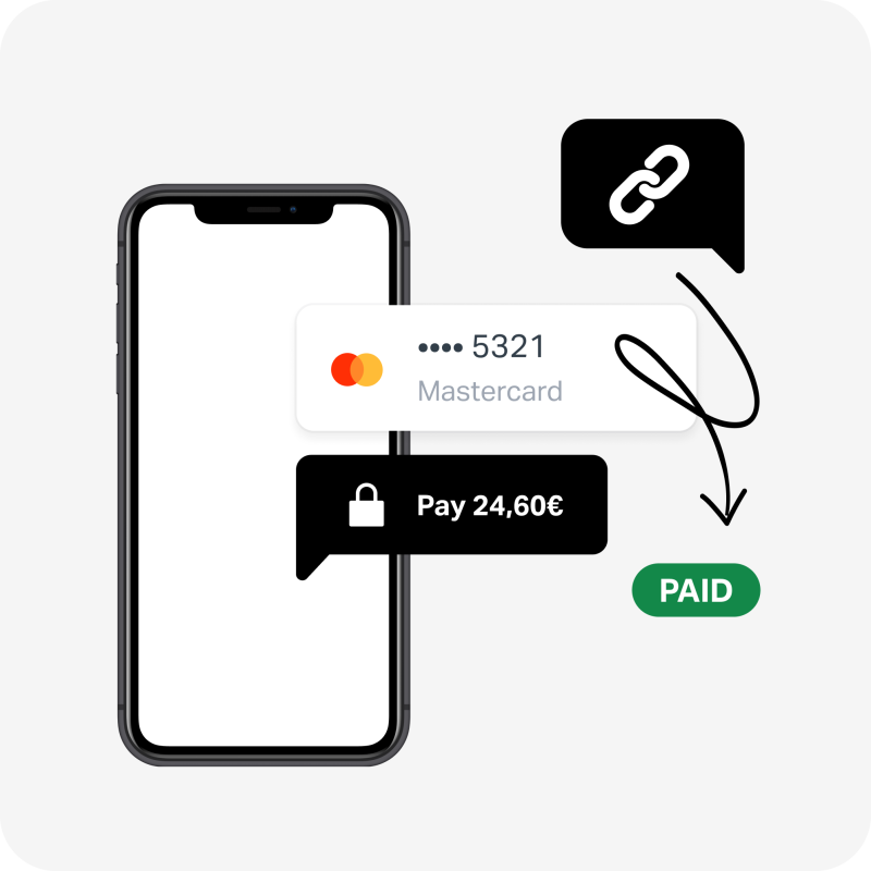Payment links visual